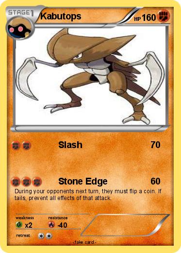 Pokemon Kabutops