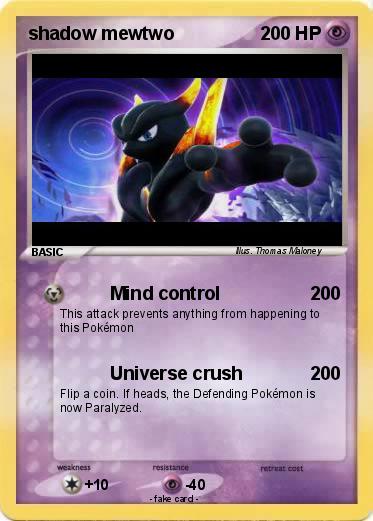 Pokemon shadow mewtwo