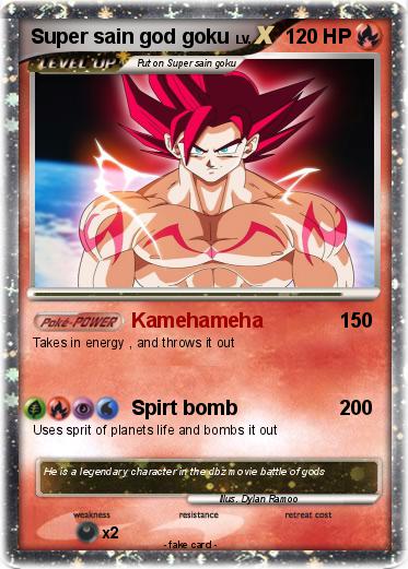 Pokemon Super sain god goku