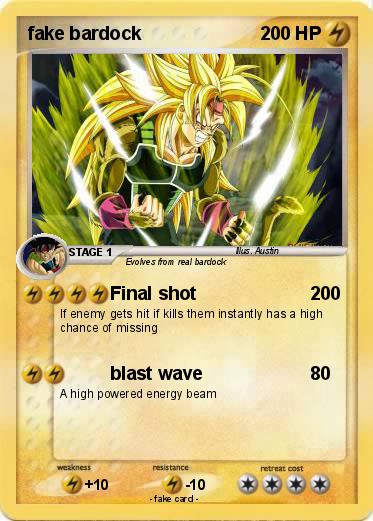 Pokemon fake bardock