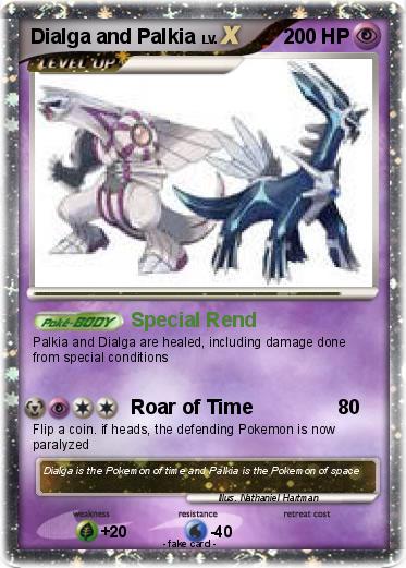 Pokemon Dialga and Palkia