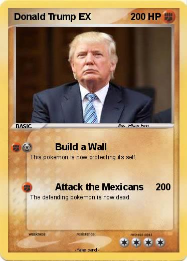 Pokemon Donald Trump EX