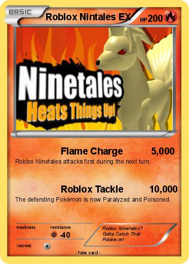 Pokemon Roblox Nintales EX