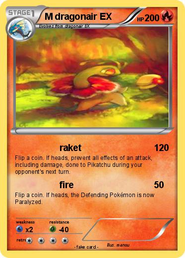 Pokemon M dragonair EX