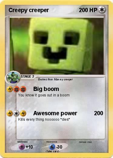 Pokemon Creepy creeper