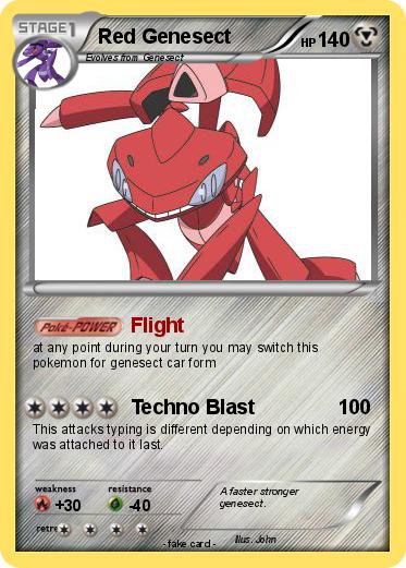 Pokemon Red Genesect