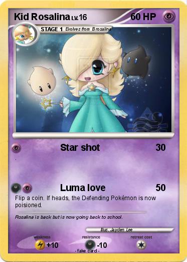 Pokemon Kid Rosalina