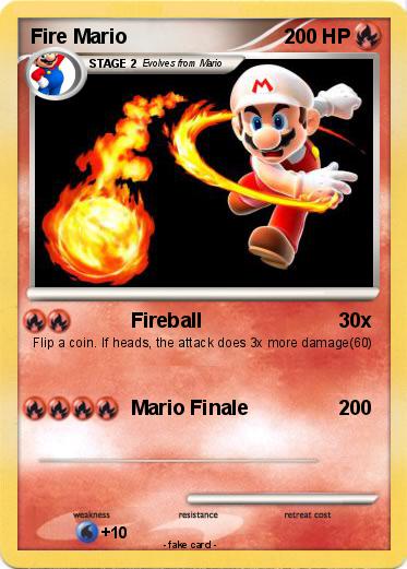 Pokemon Fire Mario