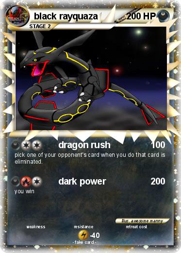 Pokemon black rayquaza