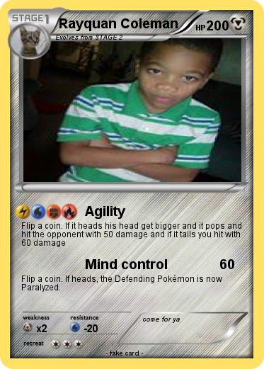 Pokemon Rayquan Coleman