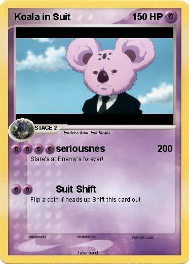 Pokemon Koala in Suit