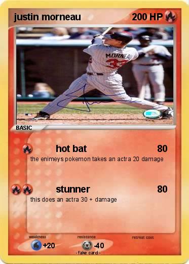 Pokemon justin morneau
