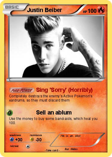 Pokemon Justin Beiber