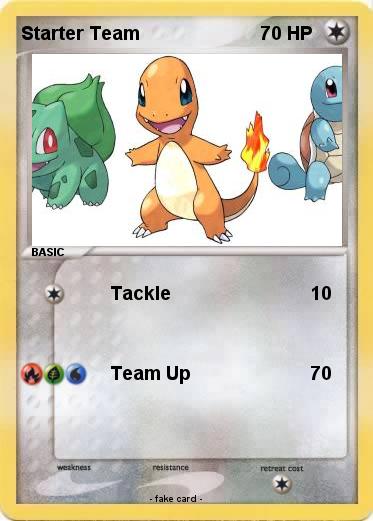 Pokemon Starter Team