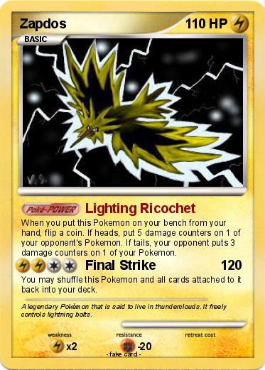Pokemon Zapdos