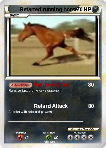 Pokemon Retarted running horse