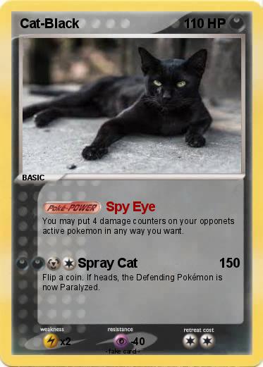 Pokemon Cat-Black