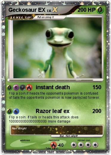 Pokemon Geckosaur EX