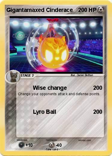 Pokemon Gigantamaxed Cinderace