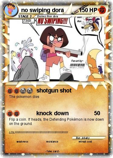 Pokemon no swiping dora