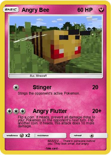 Pokemon Angry Bee
