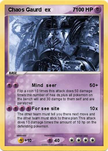 Pokemon Chaos Gaurd  ex               7