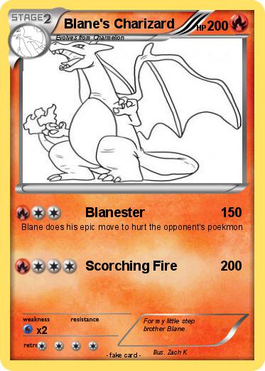 Pokemon Blane's Charizard