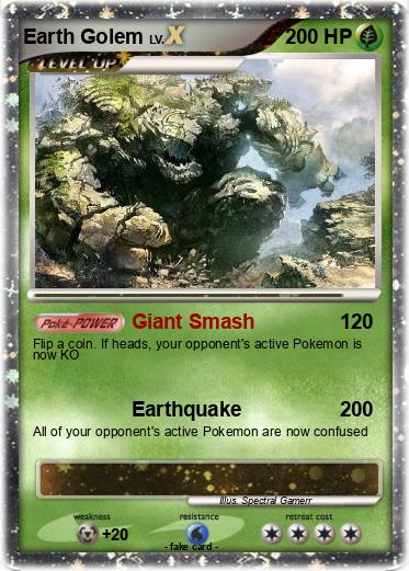 Pokemon Earth Golem