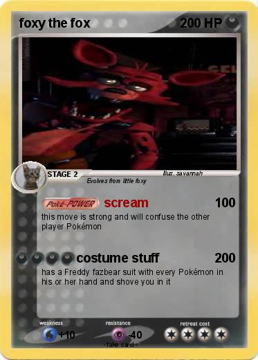 Pokemon foxy the fox