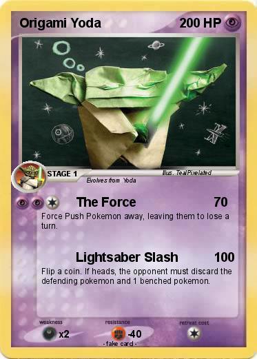 Pokemon Origami Yoda