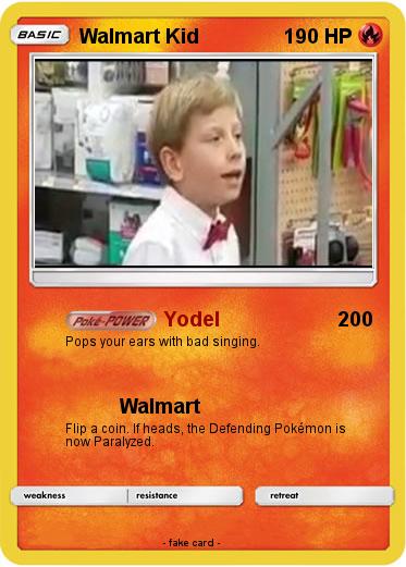 Pokemon Walmart Kid