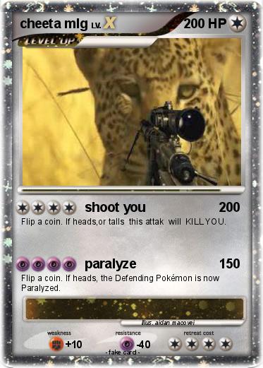 Pokemon cheeta mlg