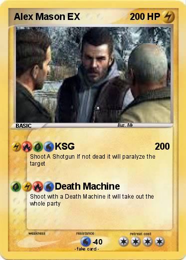 Pokemon Alex Mason EX