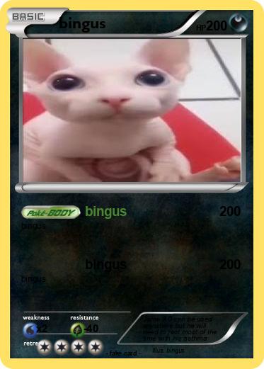 Pokemon bingus