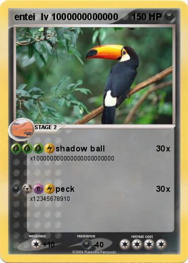 Pokemon entei  lv 1000000000000