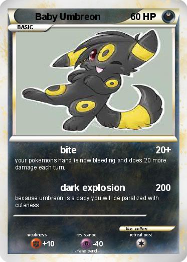 Pokemon Baby Umbreon