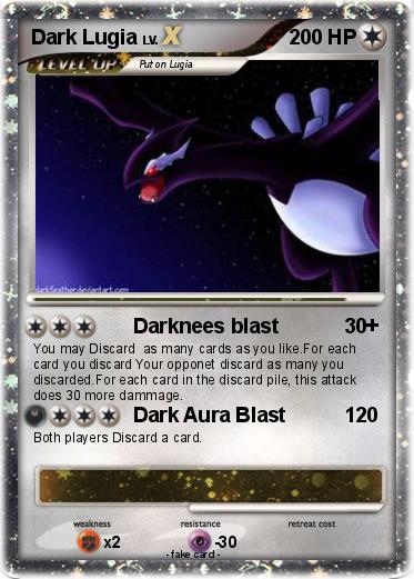 Pokemon Dark Lugia