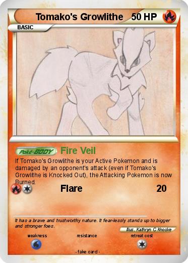 Pokemon Tomako's Growlithe