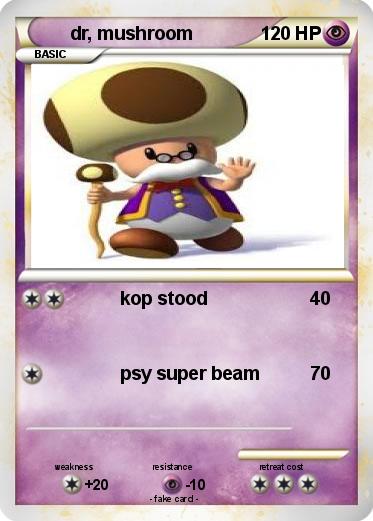 Pokemon dr, mushroom