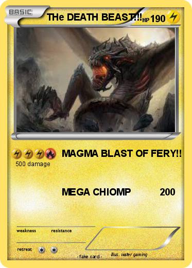 Pokemon THe DEATH BEAST!!!