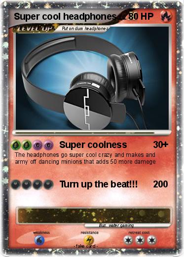 Pokemon Super cool headphones