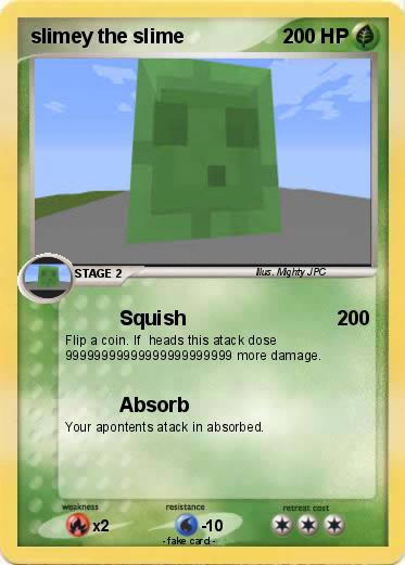 Pokemon slimey the slime