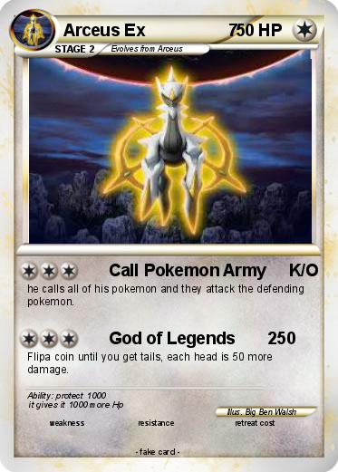 Pokemon Arceus Ex                  7