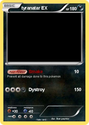 Pokemon tyranatar EX
