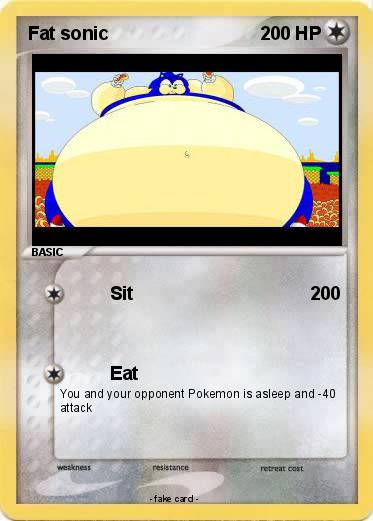 Pokemon Fat sonic