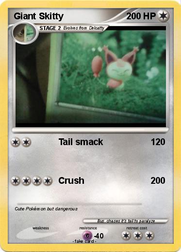 Pokemon Giant Skitty