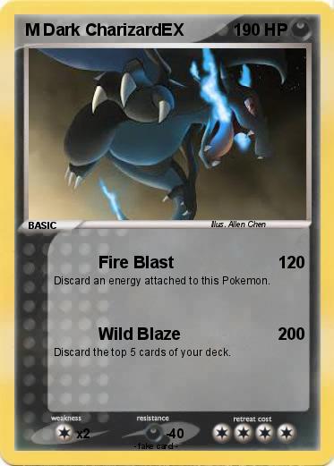 Pokemon M Dark CharizardEX