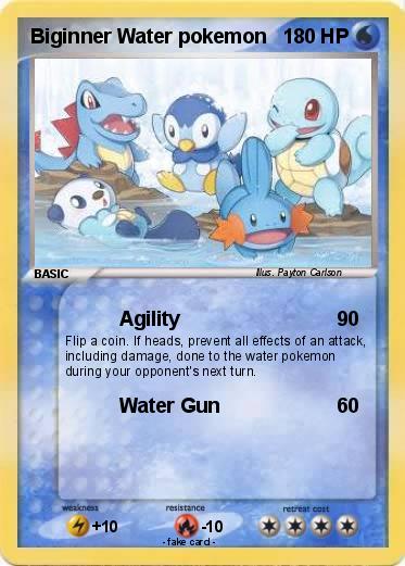 Pokemon Biginner Water pokemon
