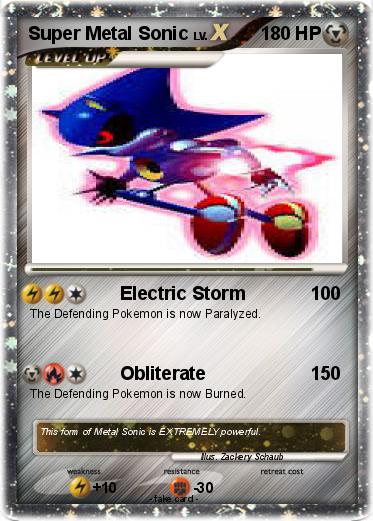 Pokemon Super Metal Sonic