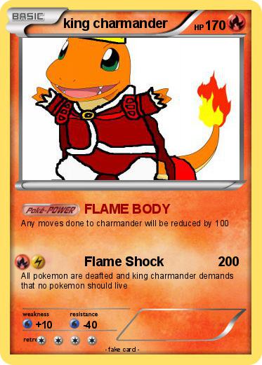 Pokemon king charmander